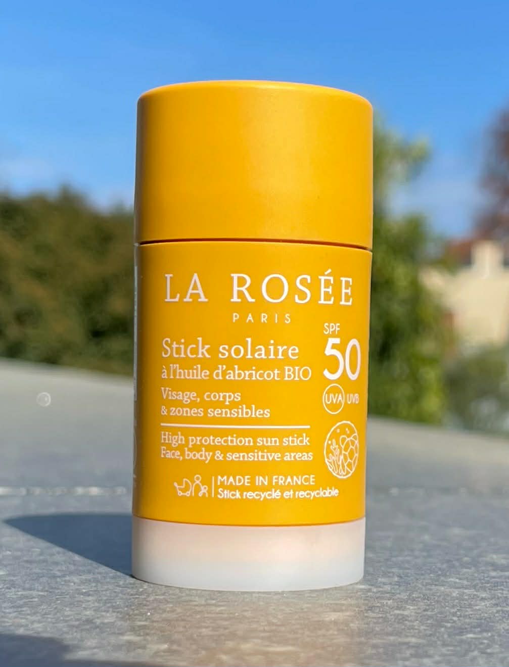 La Rosée Stick Solaire Abricot Bio SPF50