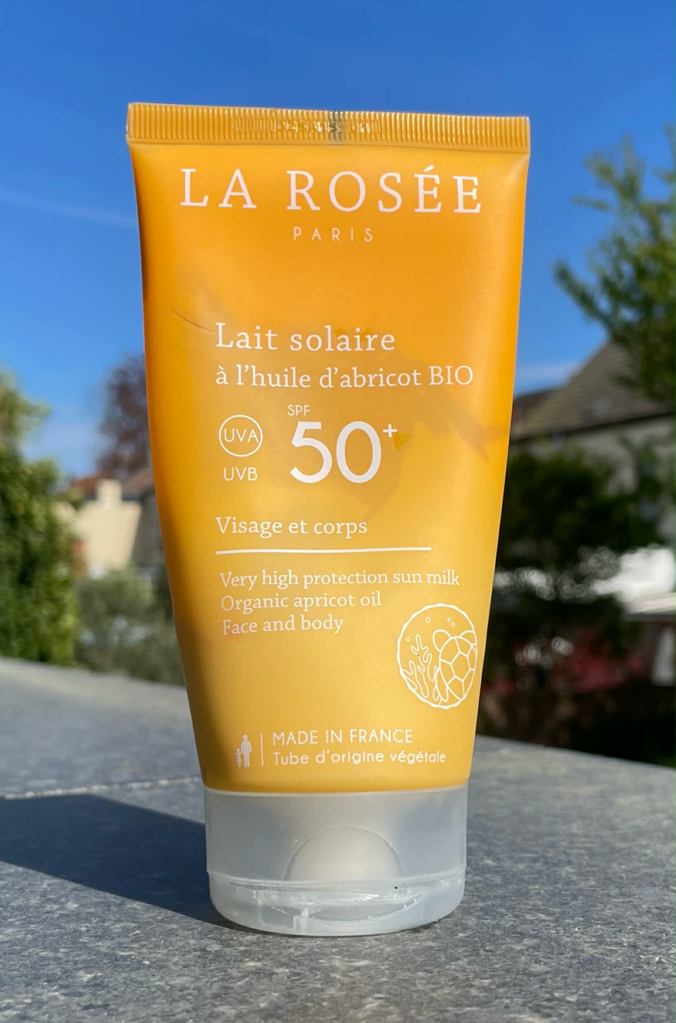 La Rosée Lait Solaire Huile Abricot SPF50+