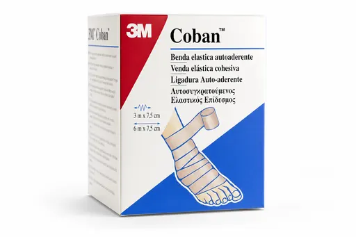 Coban 3M Bandage Élastique Auto-Adhérent