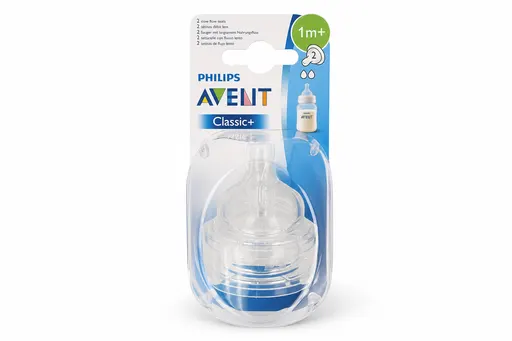Philips Avent Tétine Natural Slow Flow 2 Trous