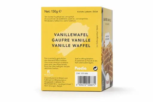 Prodia Gaufre Vanille Édulcorant