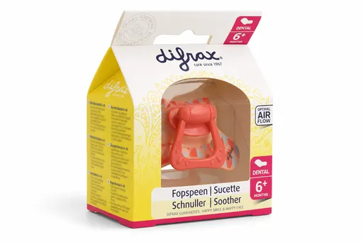 Difrax Sucette Silicone Dental avec Anneau