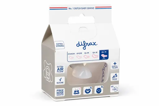 Difrax Sucette Silicone Dental Xtra Forte