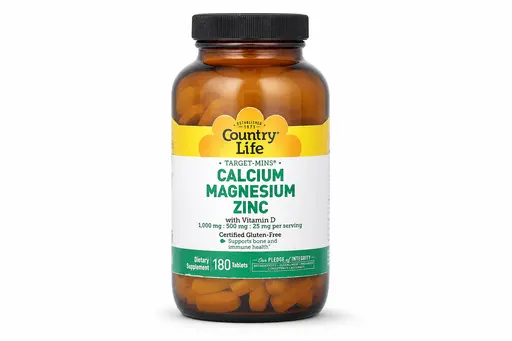 Country Life Target-Mins Calcium Magnesium Zinc