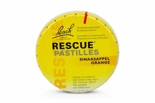 Bach Rescue Pastilles Orange Sans Sucre
