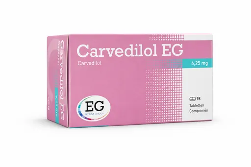 Carvedilol EG 6,25 mg