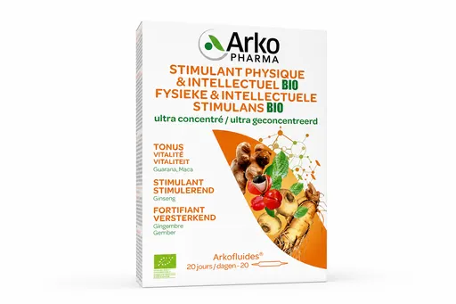 Arkofluide Stimulant Physique et Intellectuel Bio