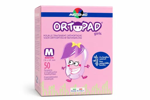 Ortopad Cotton Girls Eye Patches Medium