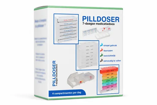 Pilulier Semainier Matin-Midi-Soir-Nuit XL