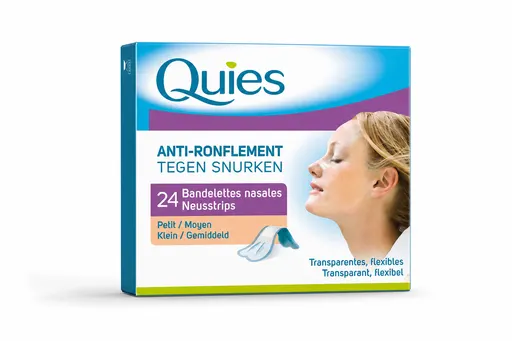 Quies Anti-Ronflement Bandelettes Nasales Petit