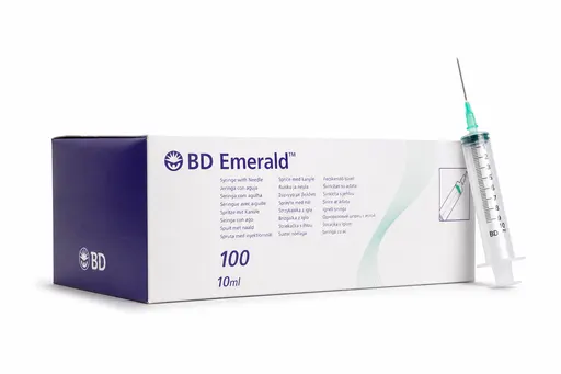 BD Emerald Seringue avec aiguille