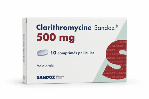 Clarithromycine Sandoz 500 mg