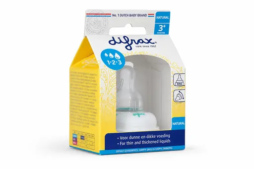 Difrax Bague de Serrage 1-2-3 Natural
