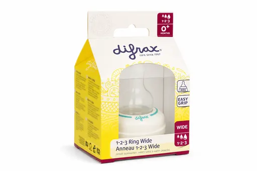 Difrax Bague de Serrage 1-2-3 Natural Wide