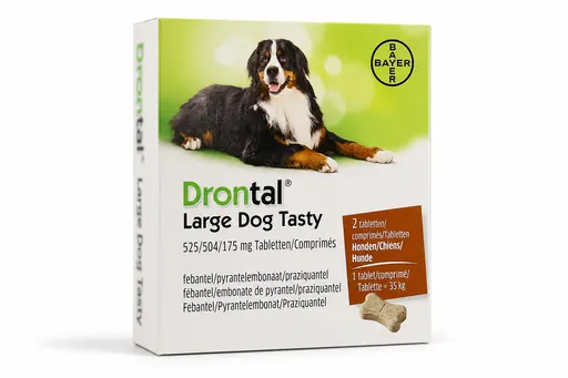 Drontal Large Dog Tasty 525/504/175 mg
