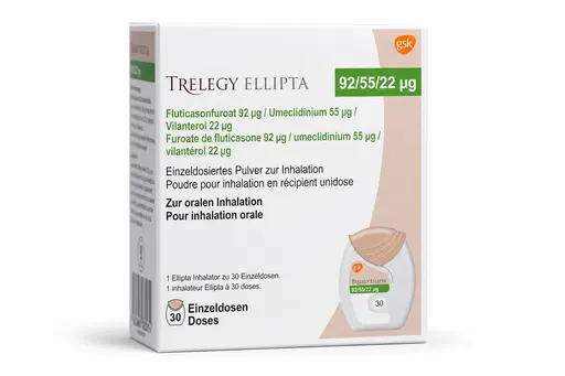 Trelegy Ellipta 92/55/22 µg