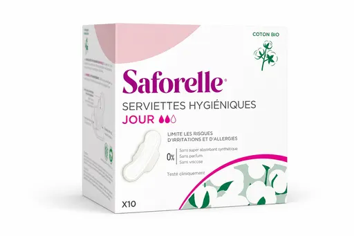 Saforelle Serviettes Hygiéniques Jour