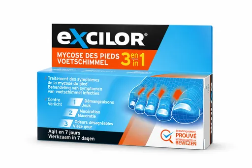 Excilor Mycose des Pieds 3en1