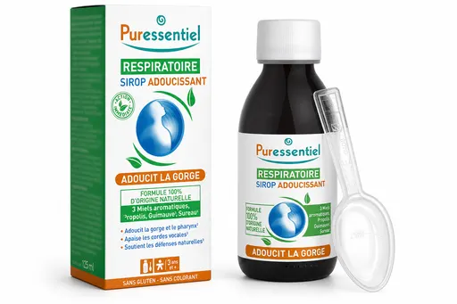 Puressentiel Respiratoire Sirop Adoucissant 3 Miels
