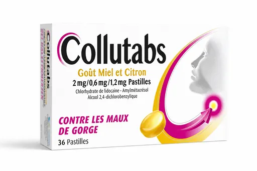 Collutabs Miel Citron 2/0,6/1,2