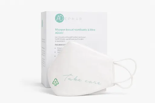 Masque buccal réutilisable filtre