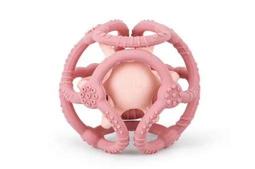 Nattou Set 2 Balles Silicone Rose