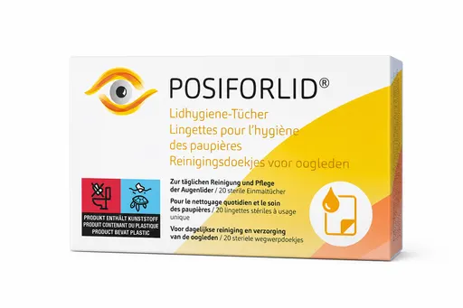 Posiforlid Lingettes Hygiène Paupières