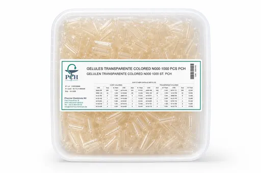 Gélules Vides Transparentes Taille 0