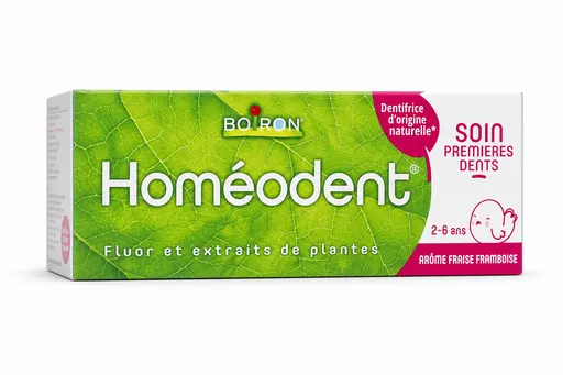 Homéodent Soin Premières Dents Fraise Framboise