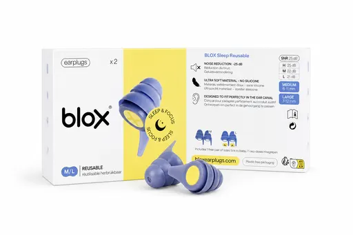 Blox Sleep Bouchons d'Oreille Réutilisables