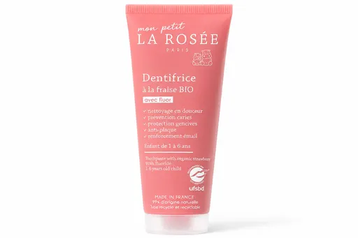 La Rosée Mon Petit Dentifrice Fraise Bio