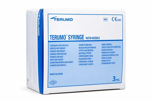 Terumo Seringue avec Aiguille 3ml 21G 1 1/2