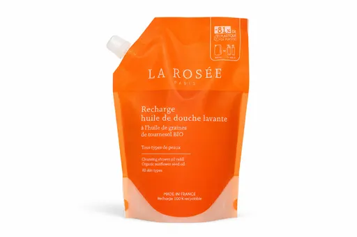 La Rosée Huile Douche Lavante Écorecharge Tournesol BIO