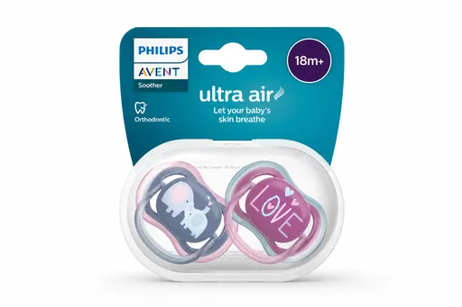 Philips Avent Sucette Ultra Air Éléphant & Love
