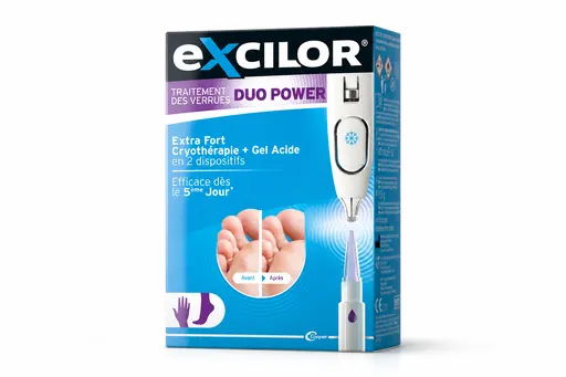 Excilor Traitement Verrues Duo Power