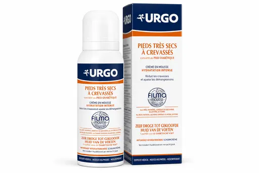 Urgo Filmomousse Hydratation Intense Pieds Très Secs à Crevassés