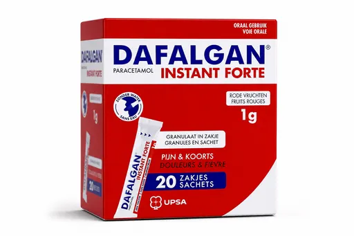 Dafalgan Instant Forte Fruits Rouges 1 g