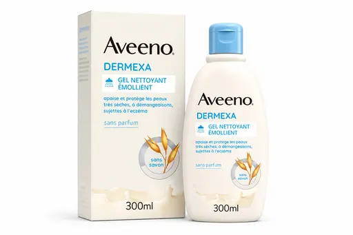 Aveeno Dermexa Gel Nettoyant Émollient