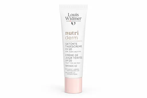 Louis Widmer Nutriderm Crème Jour Teintée UV20 Bronze 02 Parfumée