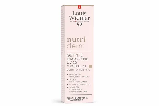 Louis Widmer Nutriderm Crème Jour Teintée UV 20 Naturel 01