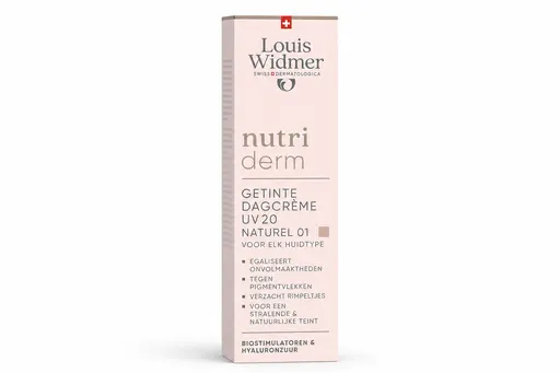 Louis Widmer Nutriderm Crème de Jour Teintée UV20 Naturel 01 Sans Parfum
