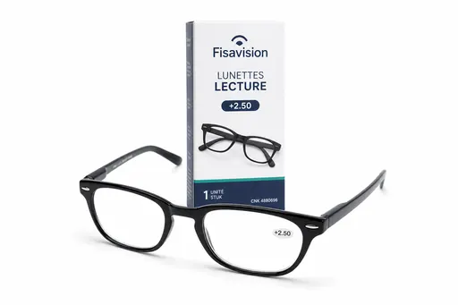 Fisavision Lunettes de lecture Full Color Black
