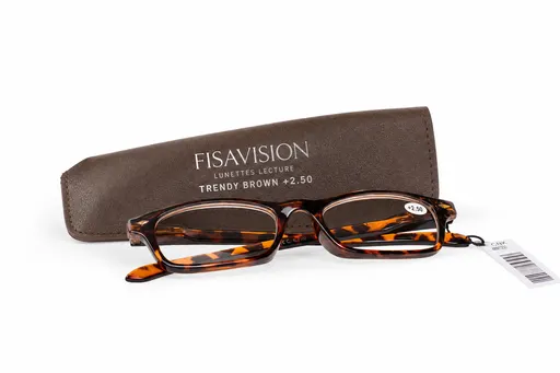Fisavision Lunettes Lecture Trendy Brown