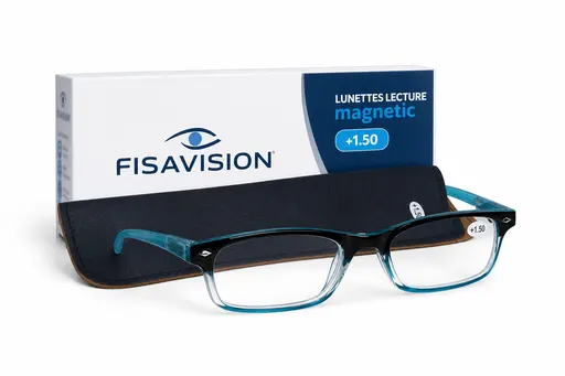 Fisavision Lunettes de lecture Magnetic Blue
