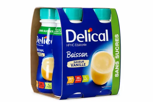 Delical Boisson Lactée Sans Sucres Vanille