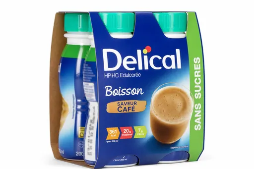 Delical Boisson Lactée Sans Sucre Café
