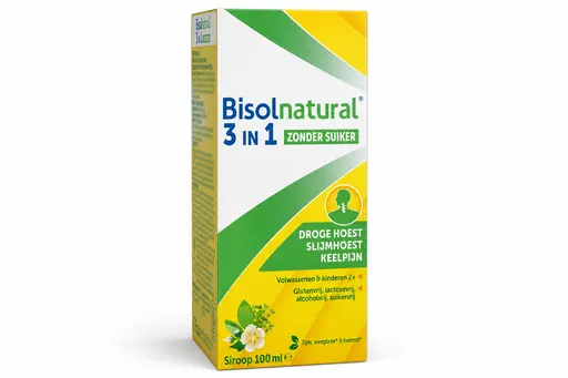 Bisolnatural 3 en 1 Sirop Sans Sucre