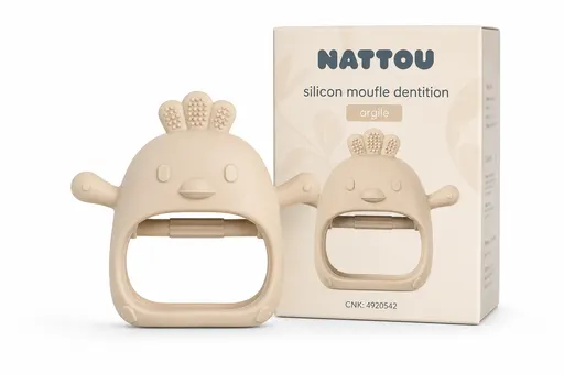 Nattou Moufle de dentition Silicone
