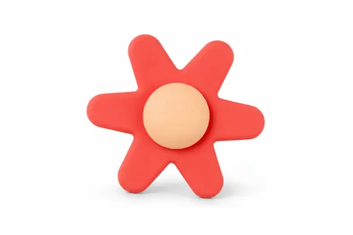 Nattou Spinner Fleur Rose