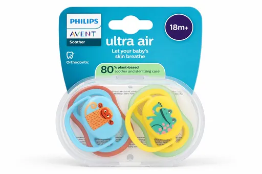 Philips Avent Sucette Ultra Air Grenouille/Singe
